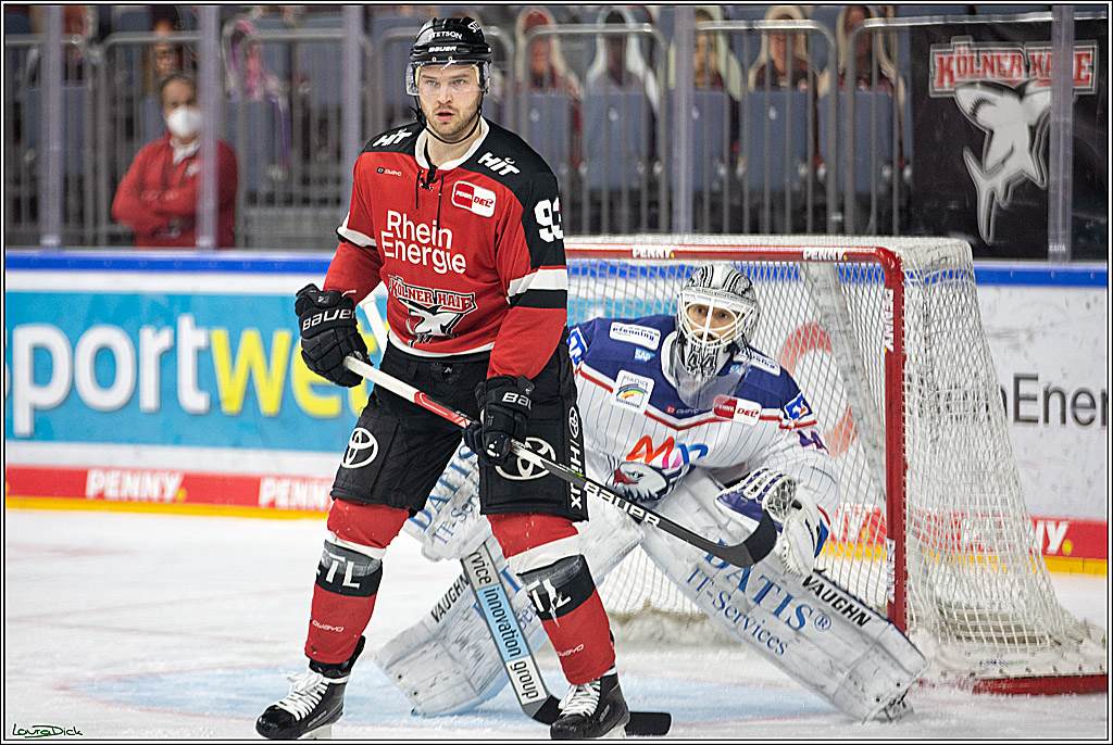 PENNY DEL; Koelner Haie- Adler Mannheim; Koeln, 02.01.2022